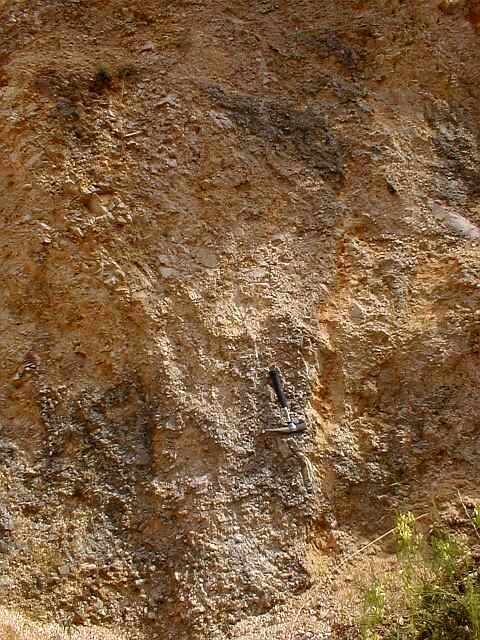 brechificación a tamaño arena, cantera de Iggenhausen, cráter de Ries