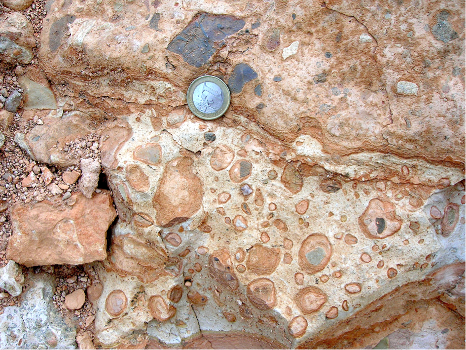 facies de roca lapillítica suevita Fuentes Calientes